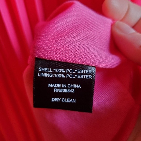 NWT Sam Edelman Pleated Pink Maxi Dress - Picture 15 of 16